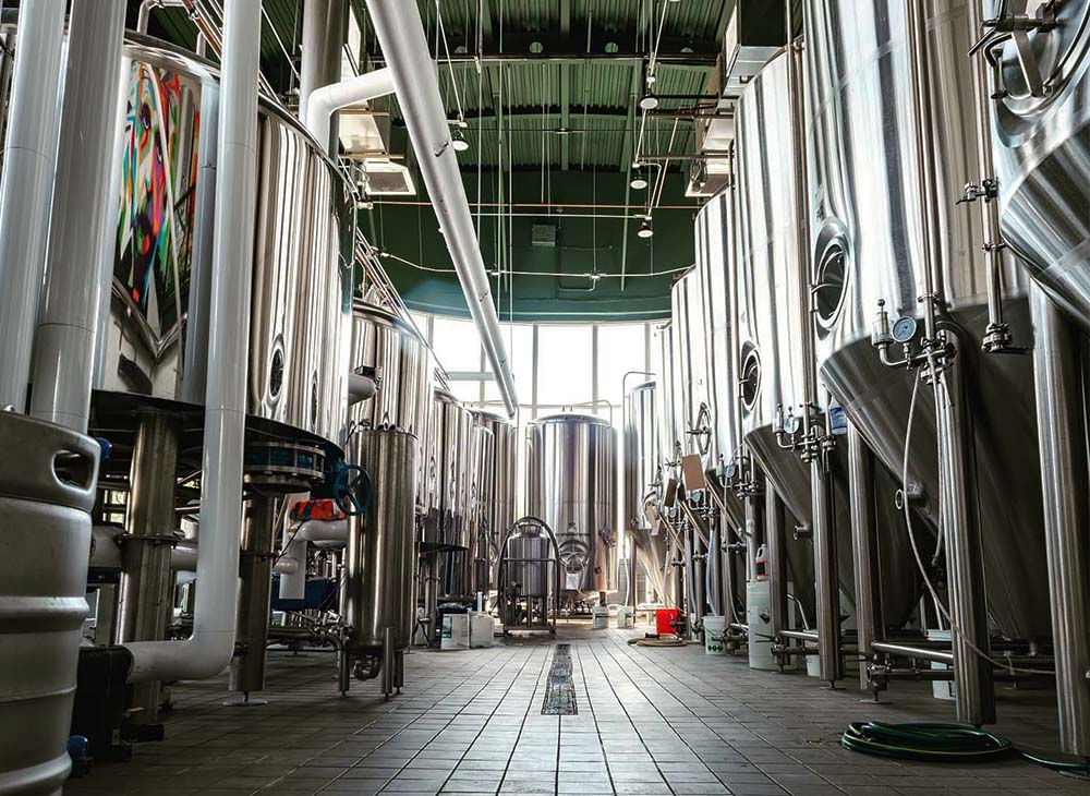 Tiantai 20BBL brewery equipment project in USA