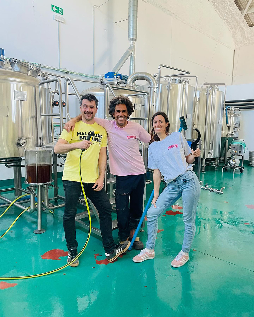 1000L 2 vessel brewery equipment in Spain-Malandar Brewing