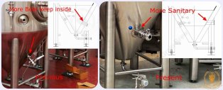 The Improvement Of Rotating Racking Arm On Fermenters