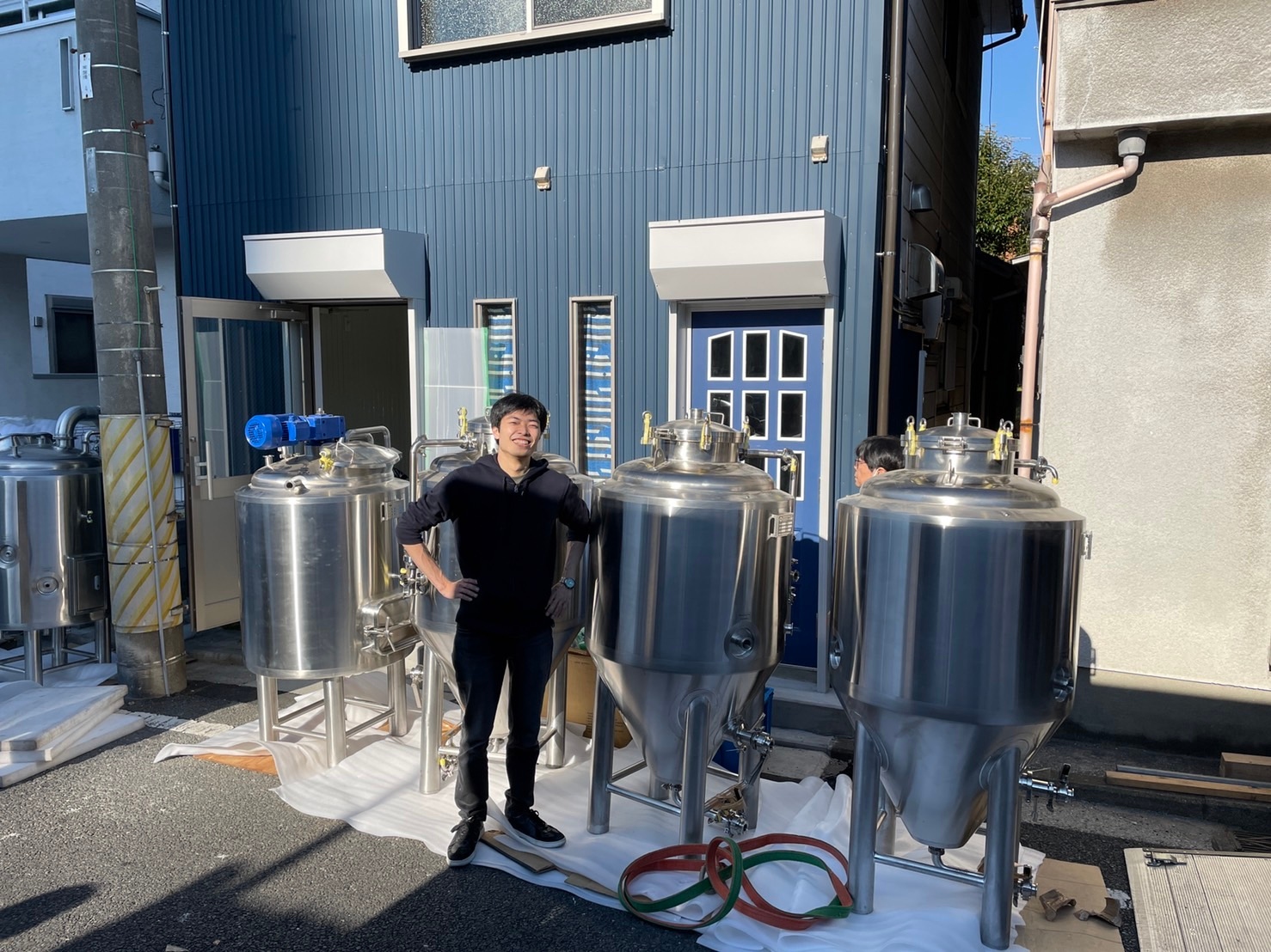 200L Craft Brewery Project for Urashima Brewery in Yokohama, Japan