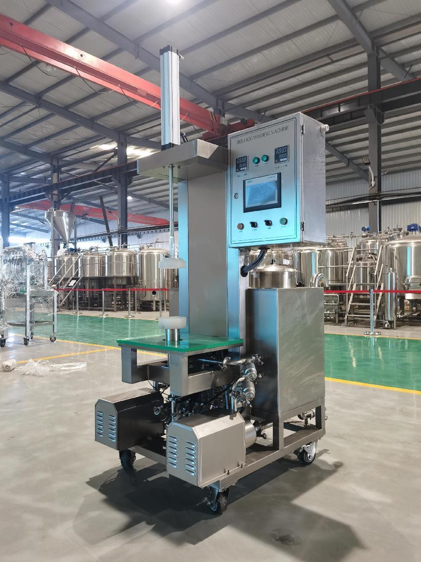 Auto Keg Washer_Compact Size with Single Head for Craft Breweries