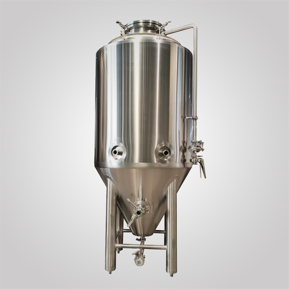 400L Conical Beer Fermentation Tank For Microbrewery, Microbrewery  Fermenter