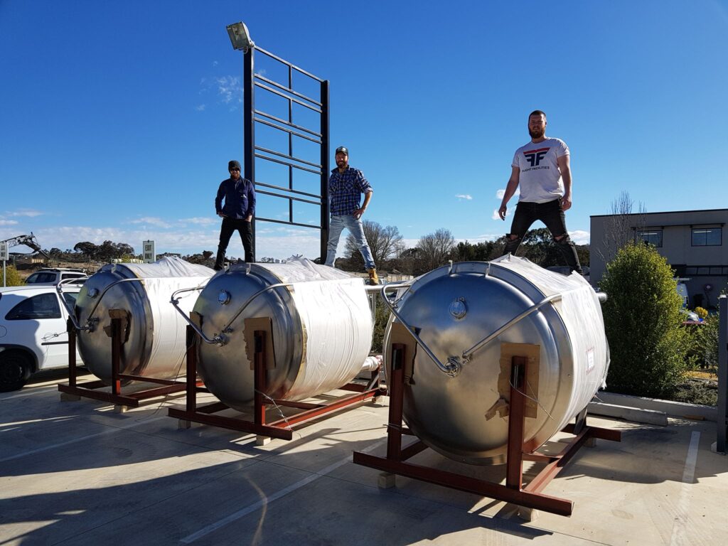 Projet d'équipement de brassage de bière de 1000 litres en Australie