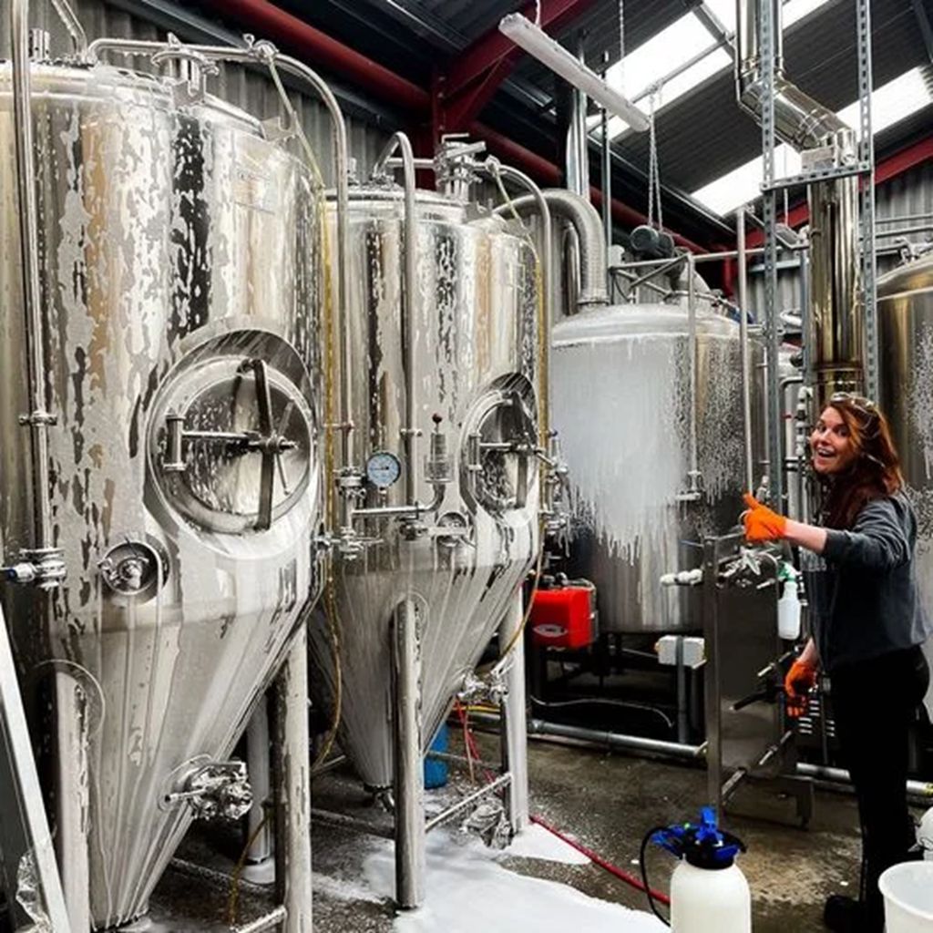 Sistema de elaboración de cerveza de 1000L