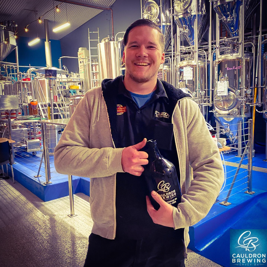 Sistema de elaboración de cerveza de tres recipientes de 600L en Australia - Cauldron Brewing Co.