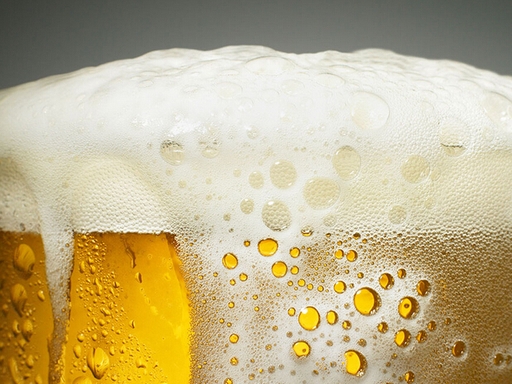 espuma de cerveza